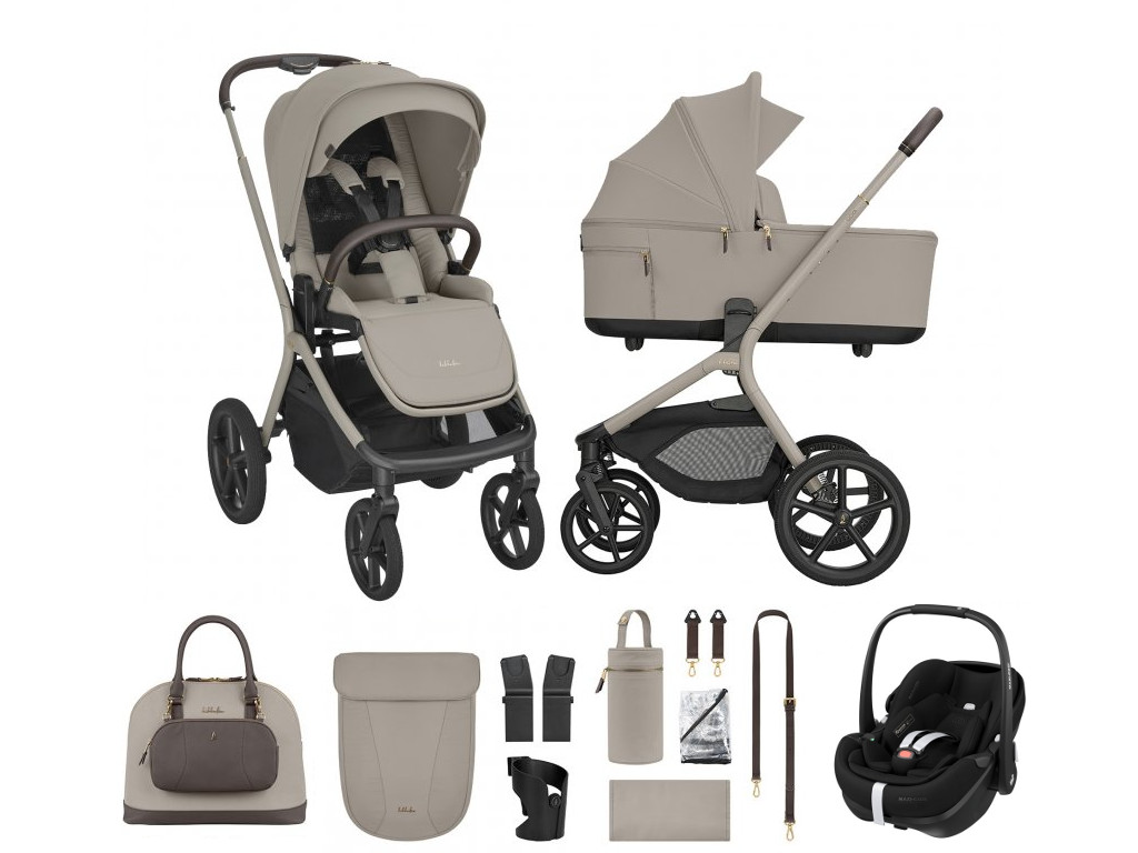 E-shop KikkaBoo Výhodný set Goya Platinum Champagne + Maxi-Cosi Pebble 360 Pro2