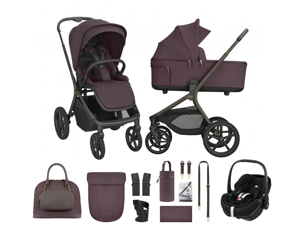 E-shop KikkaBoo Výhodný set Goya Platinum Merlot + Maxi-Cosi Pebble 360 Pro 2
