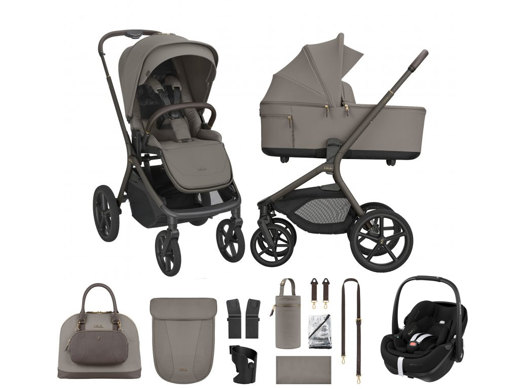 E-shop KikkaBoo Výhodný set Goya Platinum Mocca + Maxi-Cosi Pebble 360 Pro 2