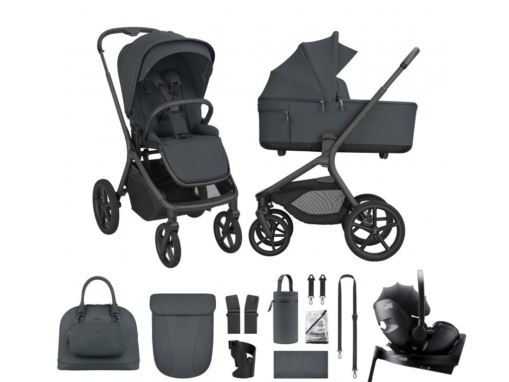E-shop KikkaBoo Výhodný set Goya Platinum Graphite + Britax Baby-Safe Pro + základňa