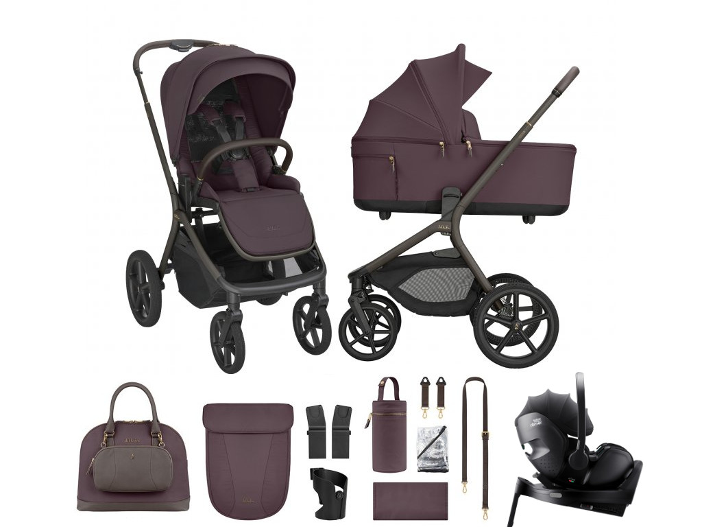 E-shop KikkaBoo Výhodný set Goya Platinum Merlot + Britax Baby-Safe Pro + základňa