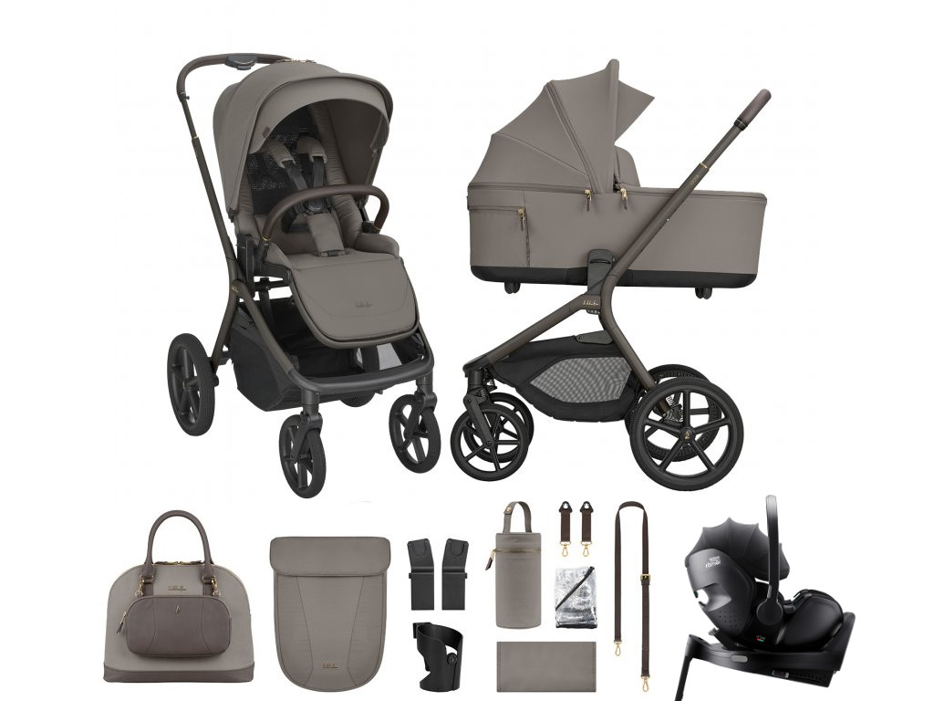 E-shop KikkaBoo Výhodný set Goya Platinum Mocca + Britax Baby-Safe Pro + základňa