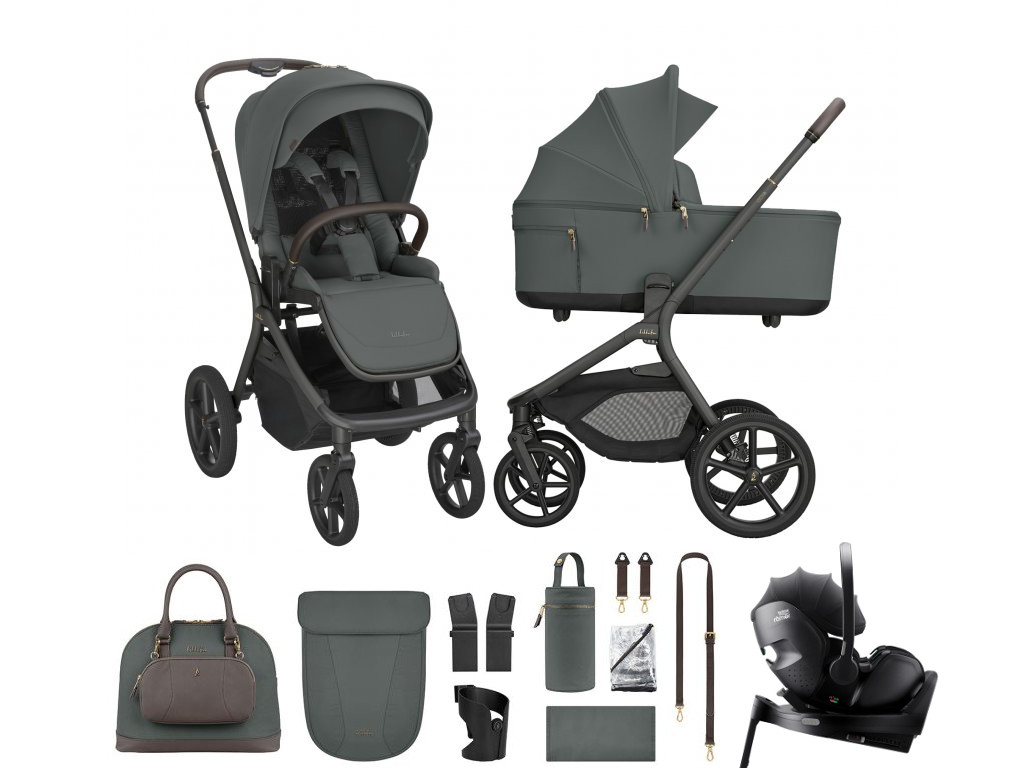 E-shop KikkaBoo Výhodný set Goya Platinum Olive + Britax Baby-Safe Pro + základňa