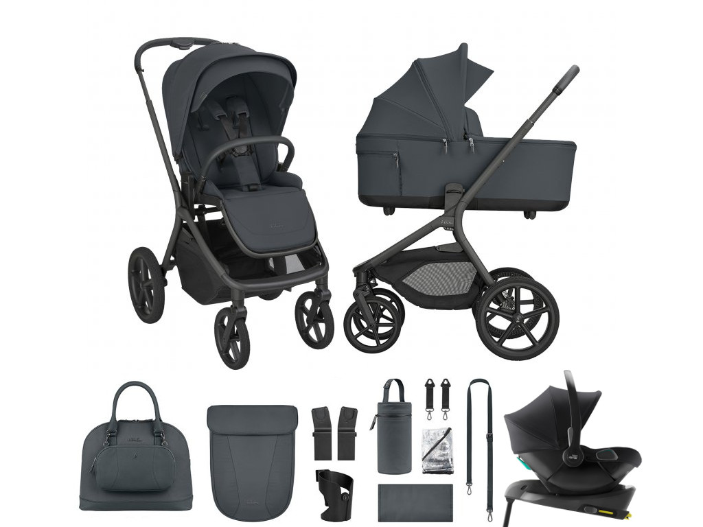 E-shop KikkaBoo Výhodný set Goya Platinum Graphite + Britax Baby-Safe Core + základňa