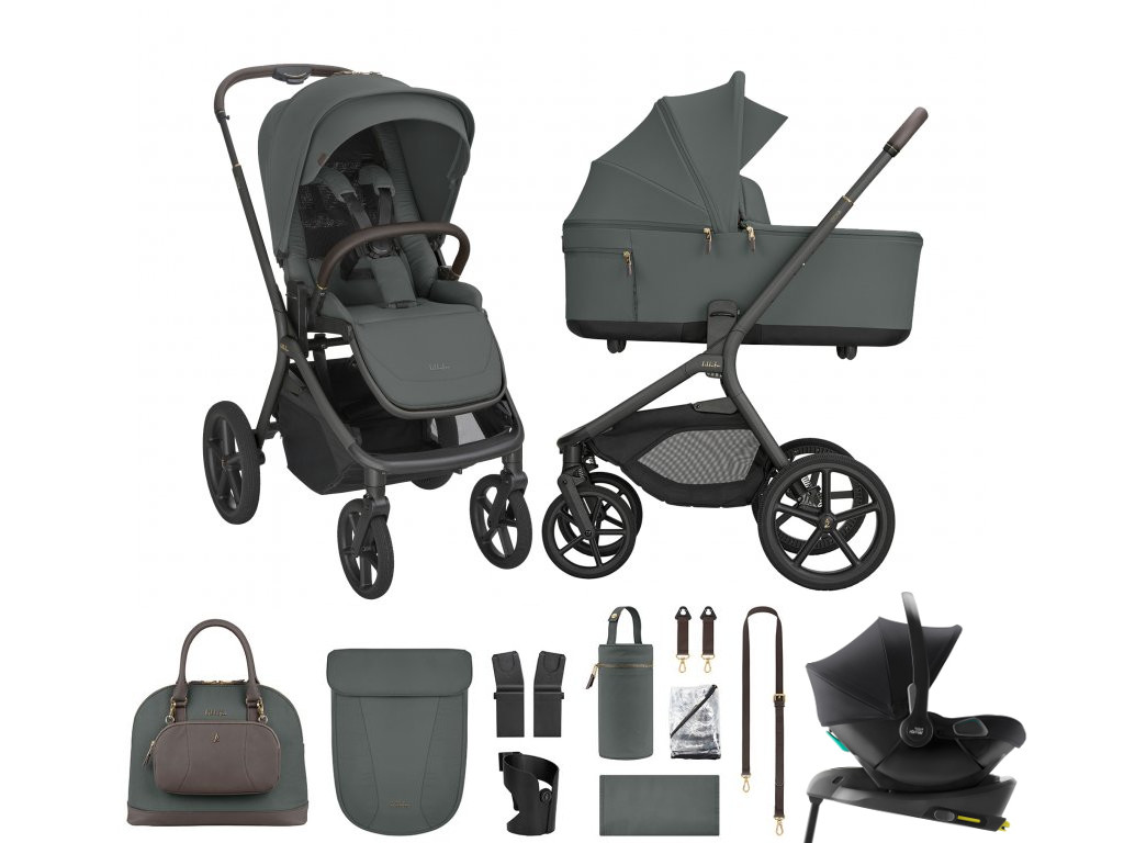 E-shop KikkaBoo Výhodný set Goya Platinum Olive + Britax Baby-Safe Core + základňa