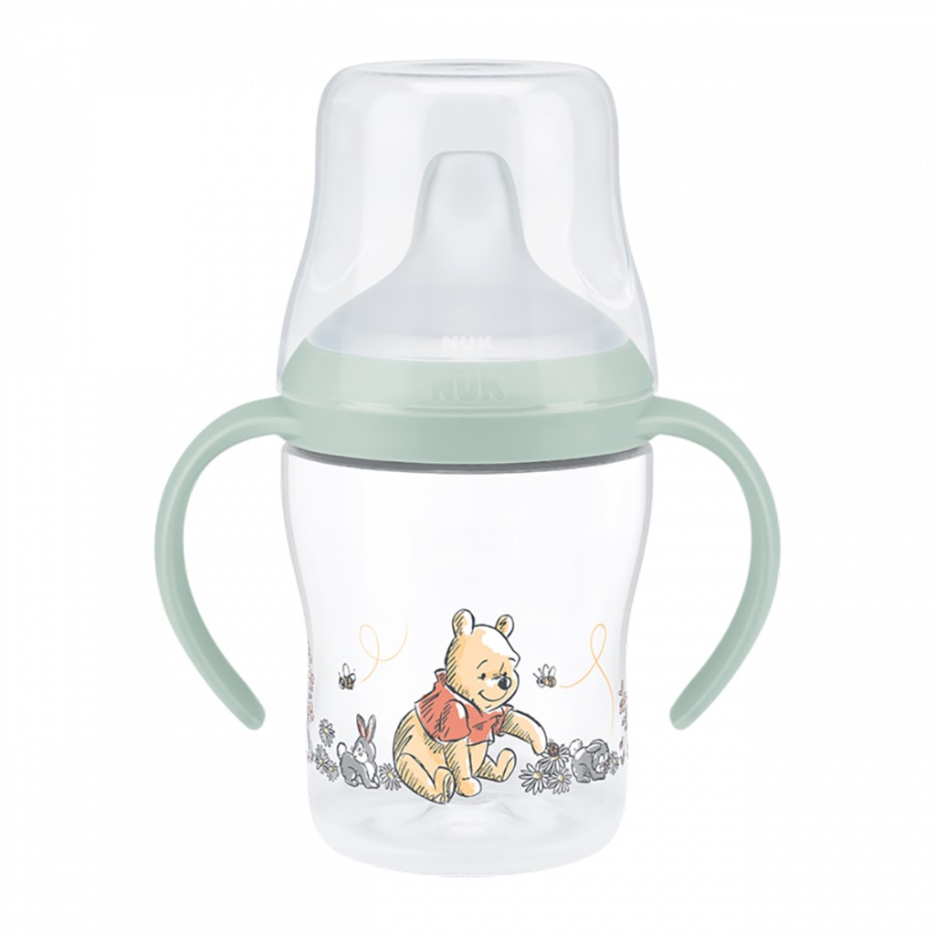 E-shop Dojčenská fľaša na učenie NUK Perfect Match DISNEY Macko Pu Winnie 150 ml - 59367