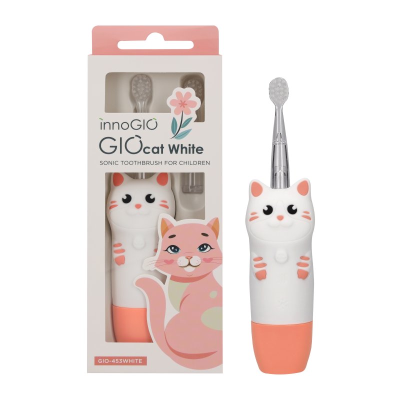 E-shop innoGIO Elektronická sonická zubná kefka GIOcat White