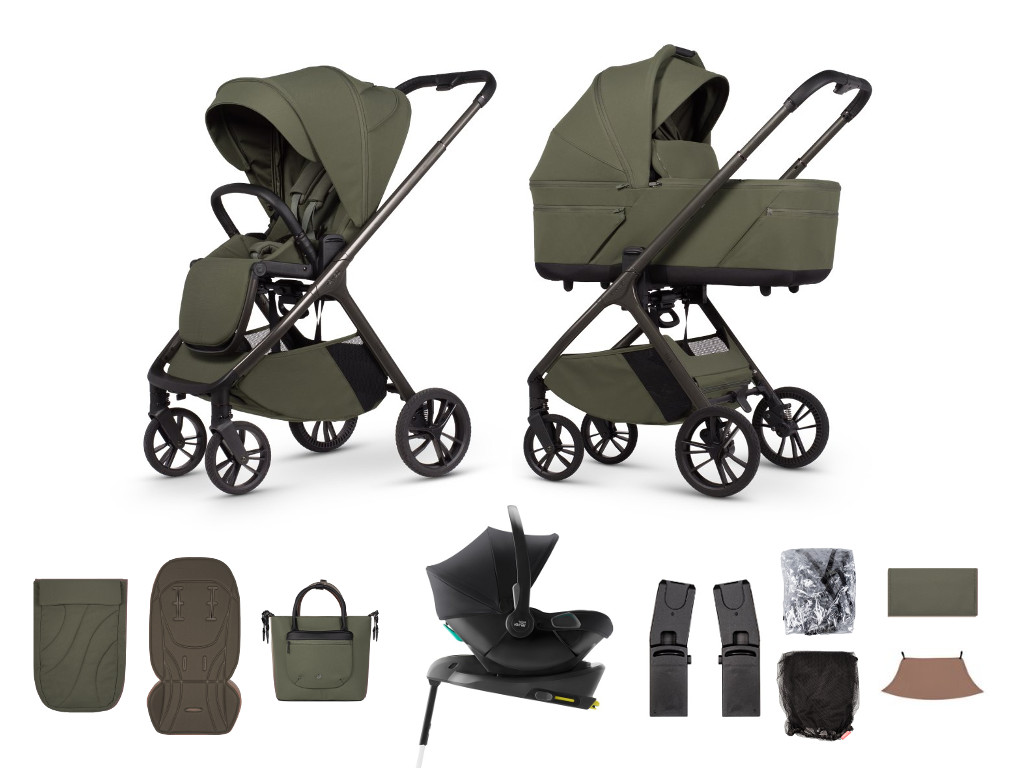 E-shop Venicci kočík Tila 2026, olive + Britax Baby Safe CORE + základňa