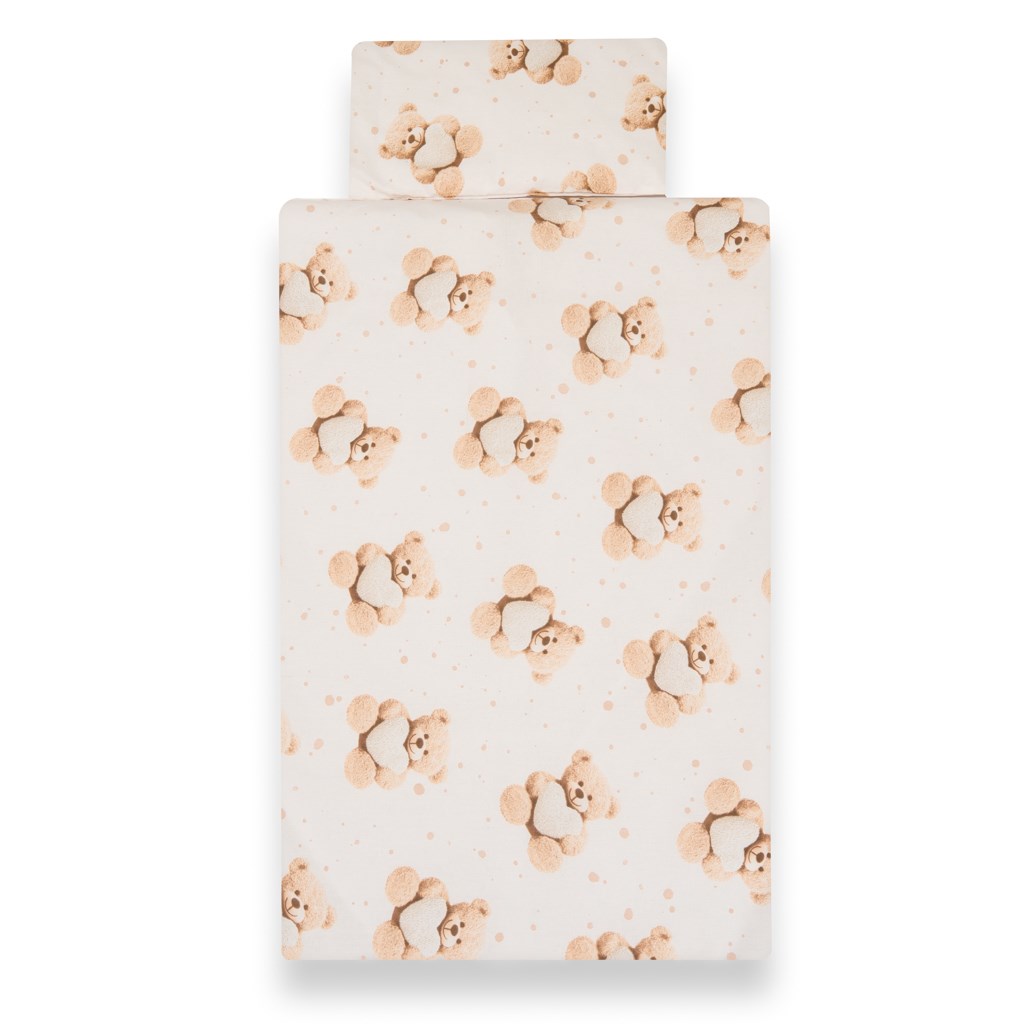 E-shop 2-dielne posteľné obliečky New Baby Love Teddy Bear 90/120 cm beige - 59231