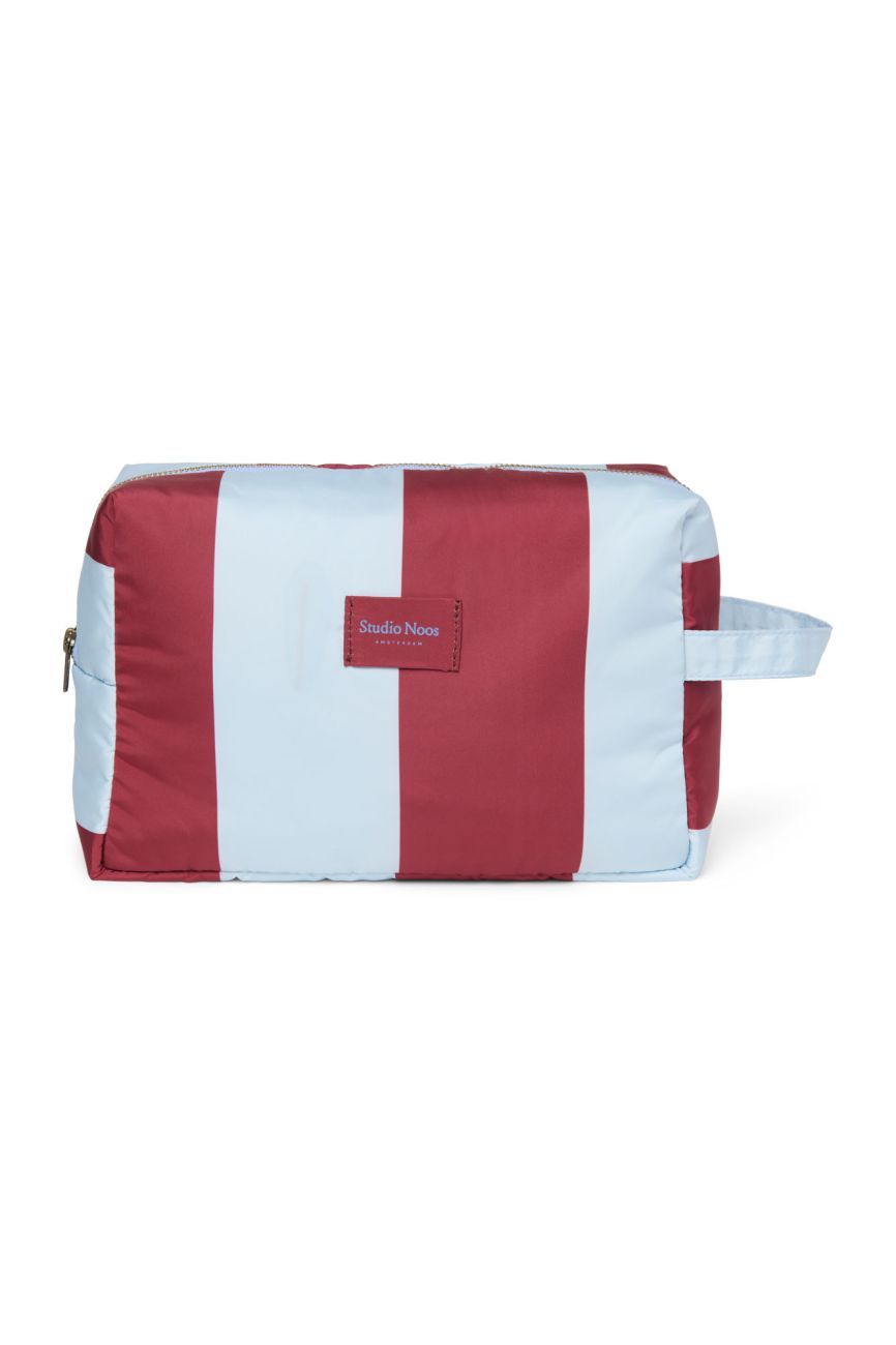 E-shop STUDIO NOOS - Bold Stripe Toiletry - toaletní taštička | Bordeaux/Light Blue