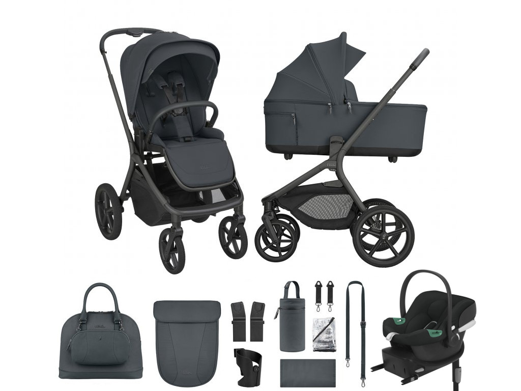 E-shop KikkaBoo Výhodný set Goya Platinum Graphite + Cybex Aton B2 + základňa