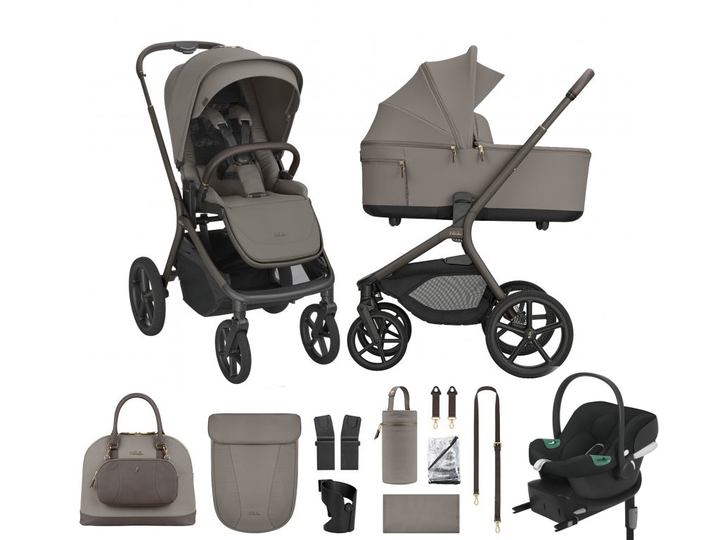 E-shop KikkaBoo Výhodný set Goya Platinum Mocca + Cybex Aton B2 + základňa