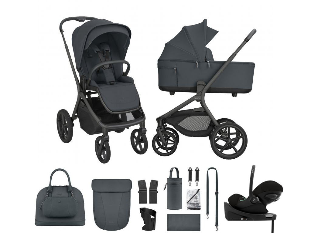 E-shop KikkaBoo Výhodný set Goya Platinum Graphite + Cybex Cloud G Plus + základňa