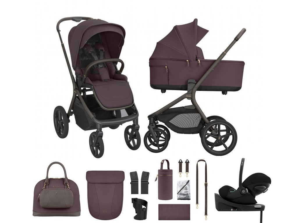 E-shop KikkaBoo Výhodný set Goya Platinum Merlot + Cybex Cloud G Plus + základňa