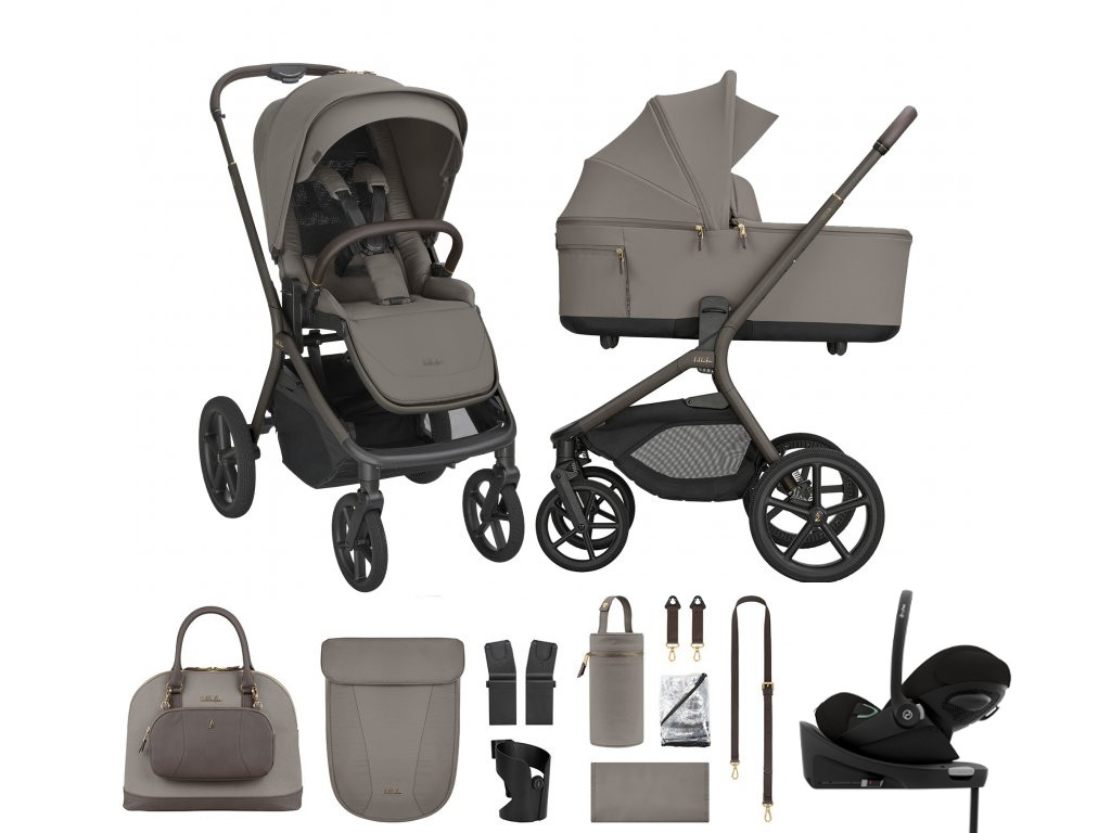 E-shop KikkaBoo Výhodný set Goya Platinum Mocca + Cybex Cloud G Plus + základňa