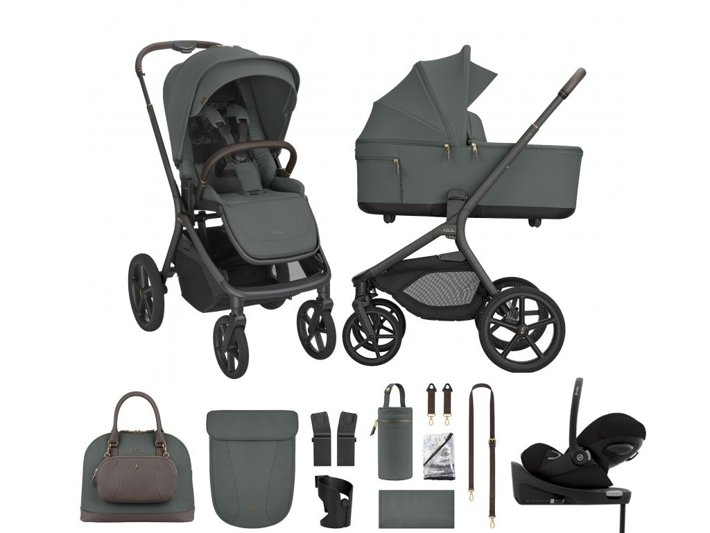 E-shop KikkaBoo Výhodný set Goya Platinum Olive + Cybex Cloud G Plus + základňa