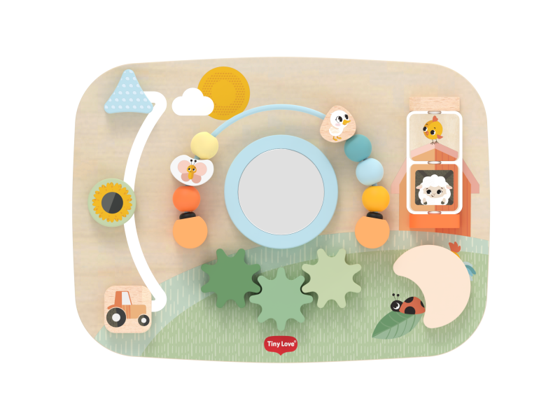 E-shop Tiny Love Pult s aktivitami drevený Farmers Funday