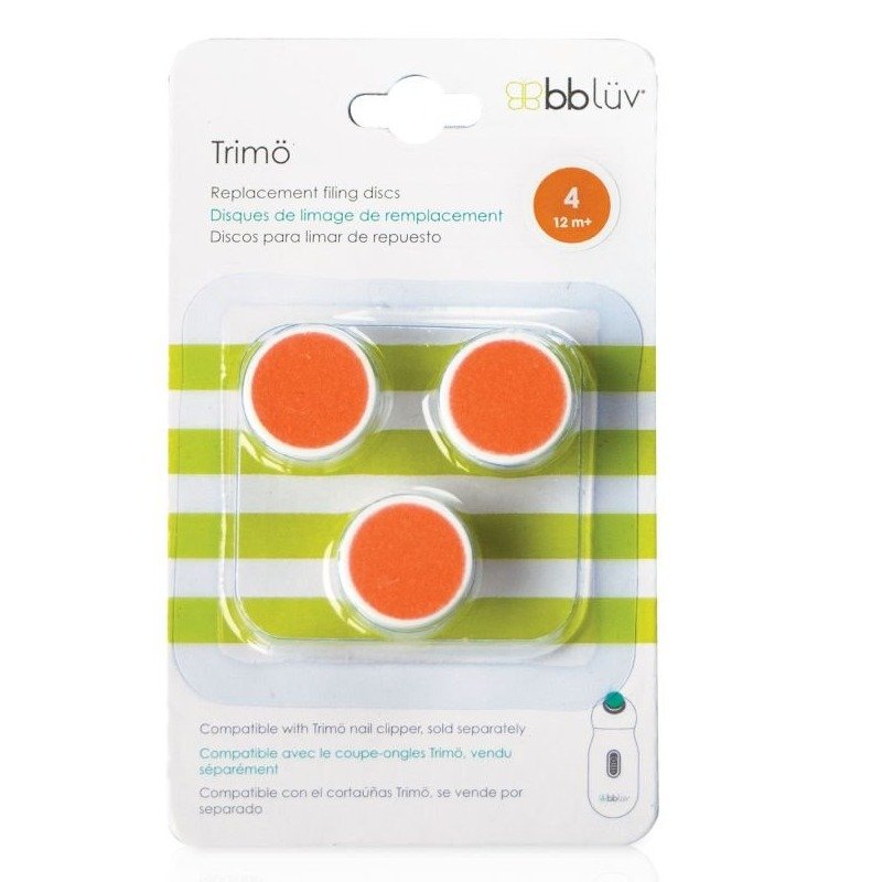E-shop BBLÜV Náhradné nástavce pre pilník na nechty Trimö 3ks (12m+)