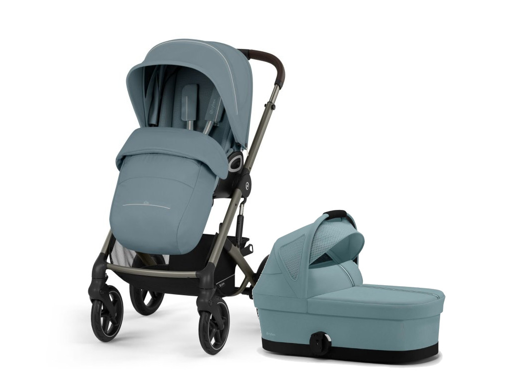 E-shop CYBEX Talos S Lux BLK + Cot S, Stormy Blue