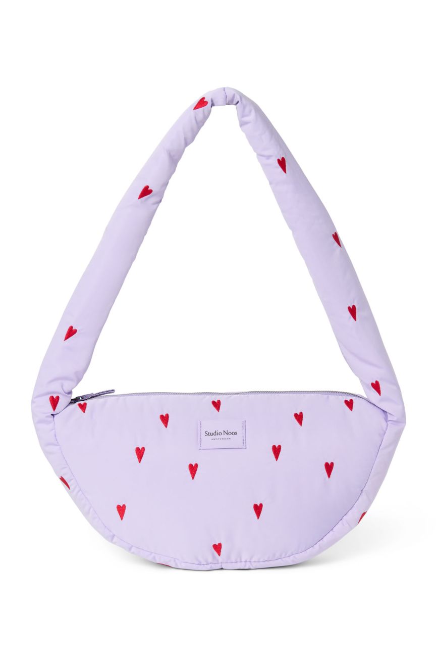 E-shop STUDIO NOOS - Puffy Mini Cross Body Bag | Purple Hearts