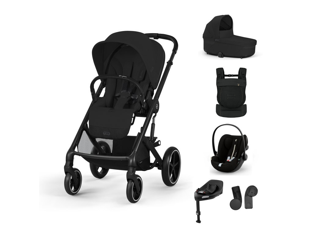 E-shop Cybex Balios S LUX, bundle set M + AMYA 2026, black