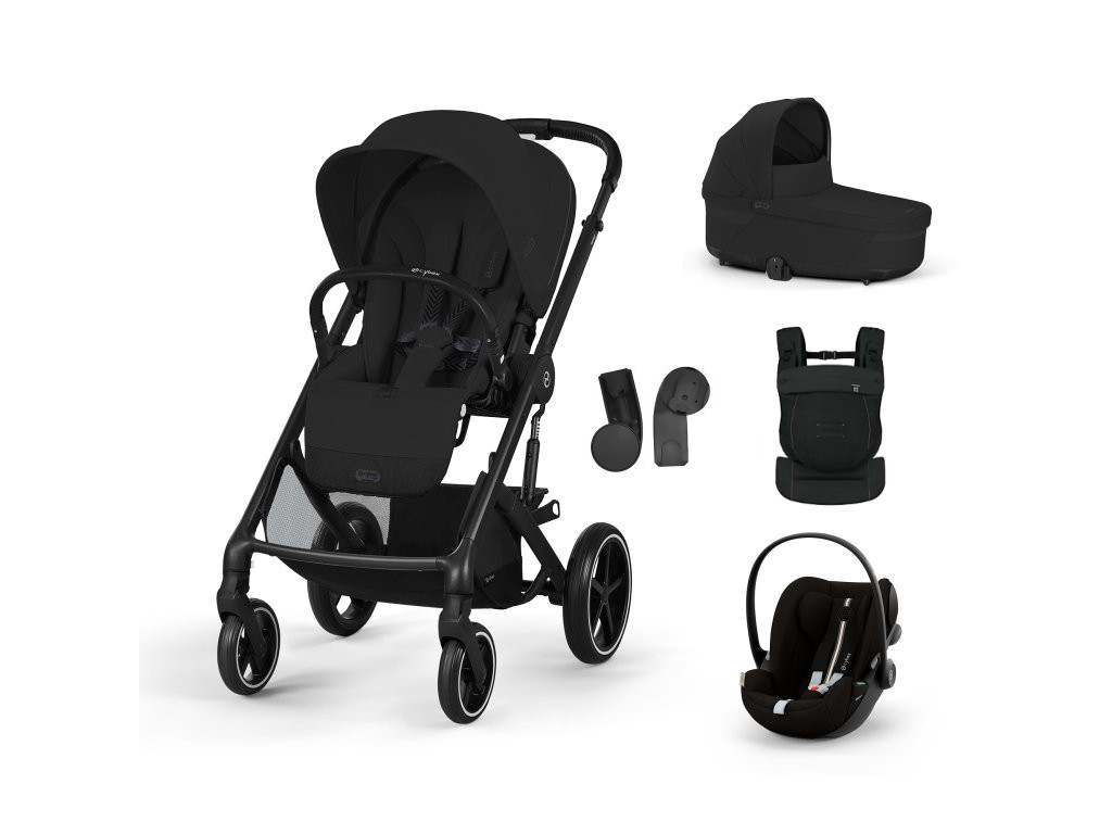 E-shop Cybex Balios S LUX, bundle set S + AMYA 2026, moon black
