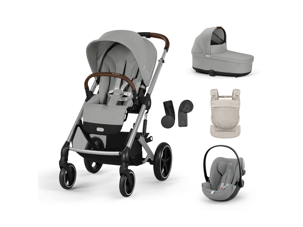 E-shop Cybex Balios S LUX, bundle set S + AMYA 2026, stone grey