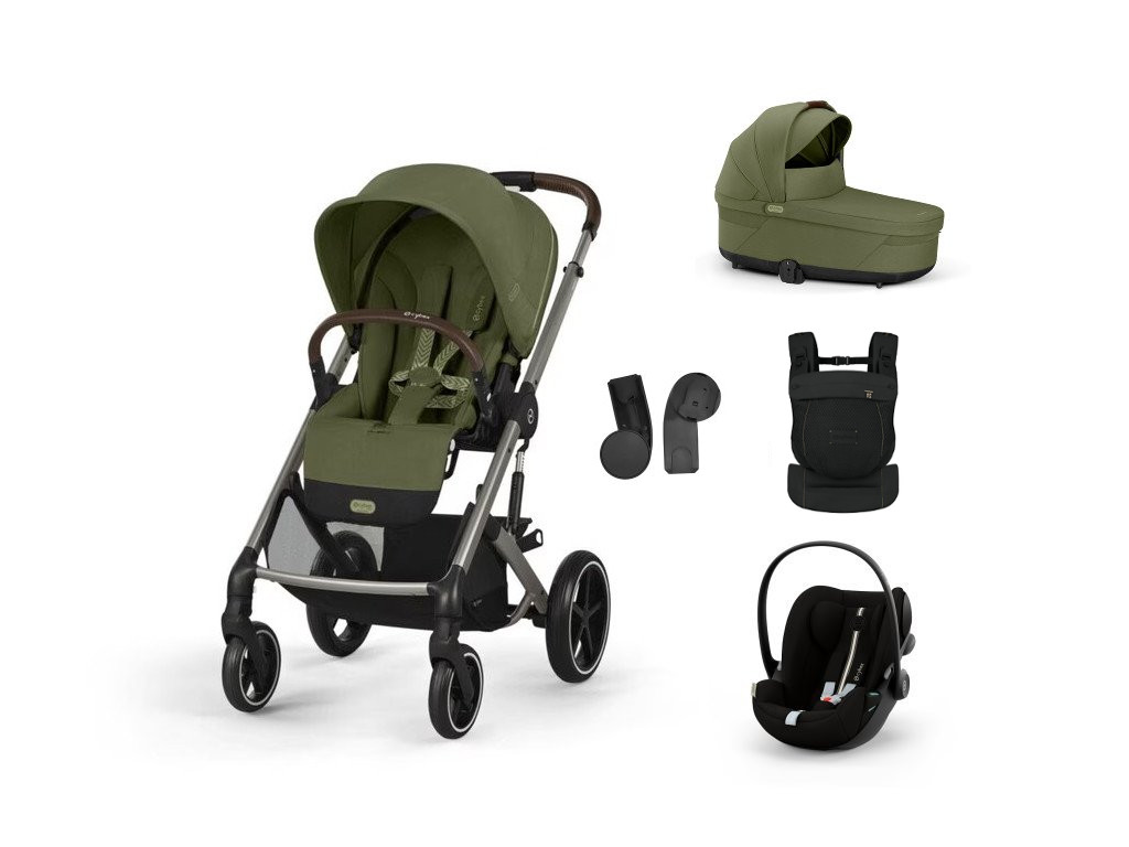 E-shop Cybex Balios S LUX, bundle set S + AMYA 2026, moss green
