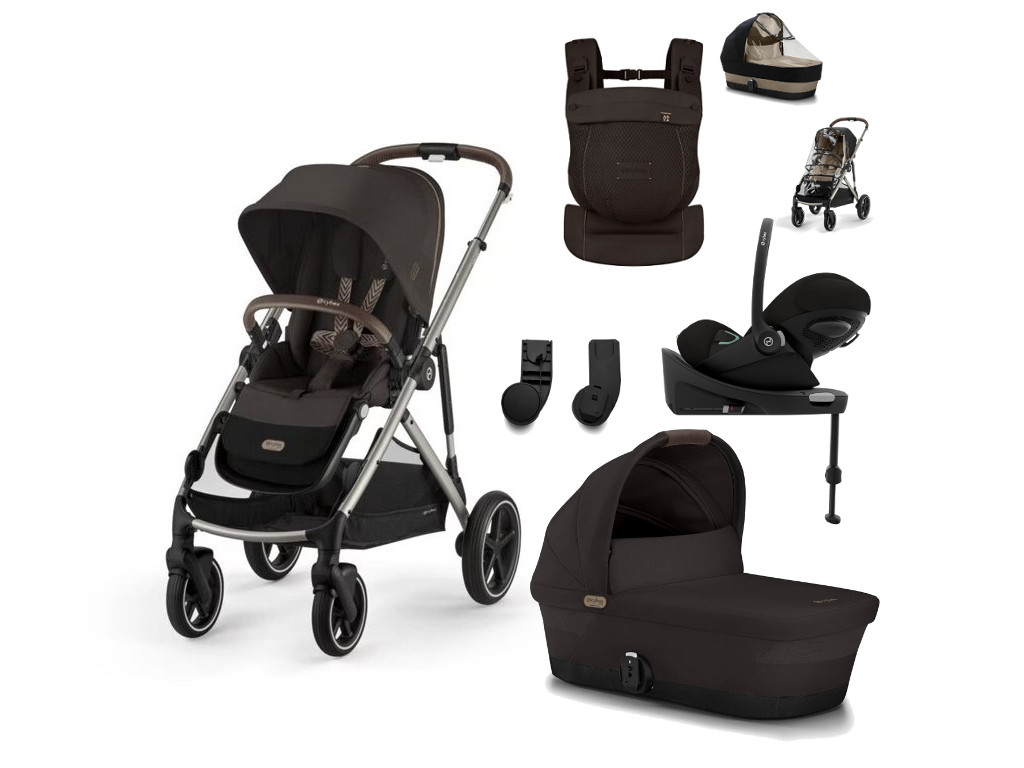 E-shop Cybex Gazelle S bundle XL + AMYA, chocolate brown