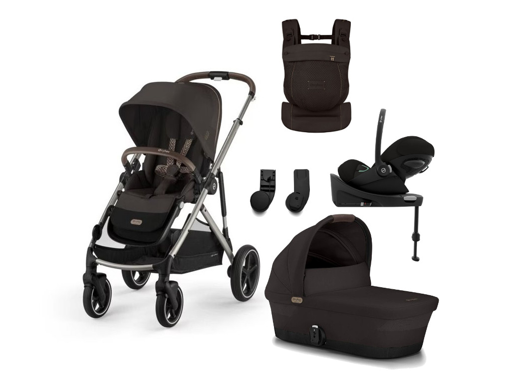 E-shop Cybex Gazelle S bundle M + AMYA, chocolate brown