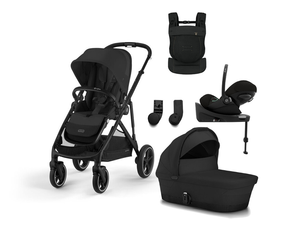 E-shop Cybex Gazelle S bundle M + AMYA, moon black