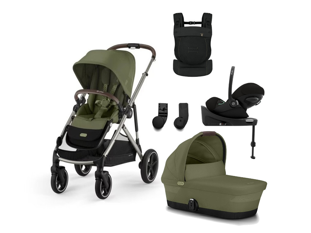 E-shop Cybex Gazelle S bundle M + AMYA, moss green