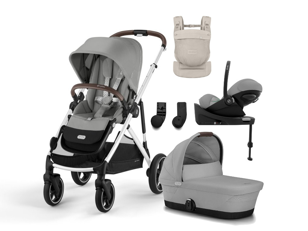 E-shop Cybex Gazelle S bundle M + AMYA, stone grey