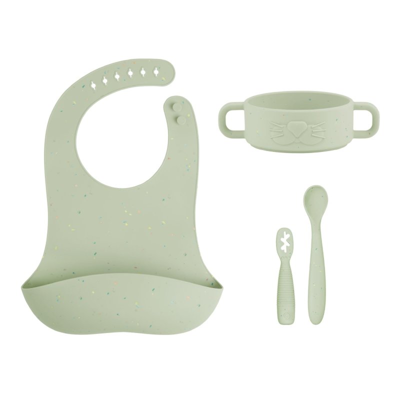 E-shop Babymoov Silikónová jedálenská súprava Baby First MEAL SET Mini Arty