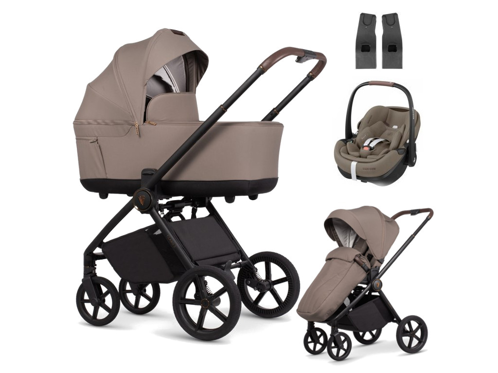 E-shop Venicci kočík CLARO2 3v1 s Maxi-Cosi Pebble 360 Pro2, Almond