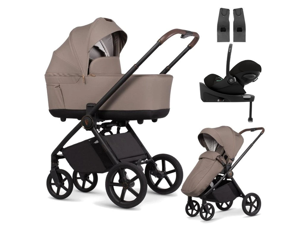 E-shop Venicci kočík CLARO2 4v1 s Cybex Cloud G Plus + základňa, Almond