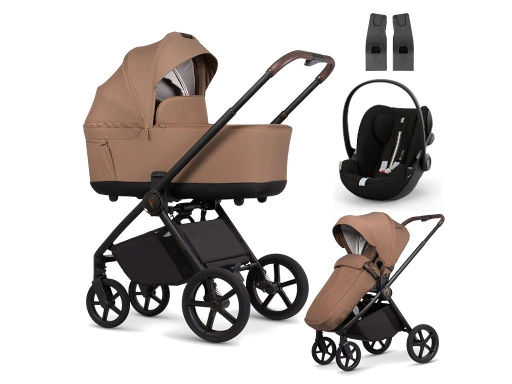 E-shop Venicci kočík CLARO2 3v1 s autosedačkou Cloud G Plus, Caramel