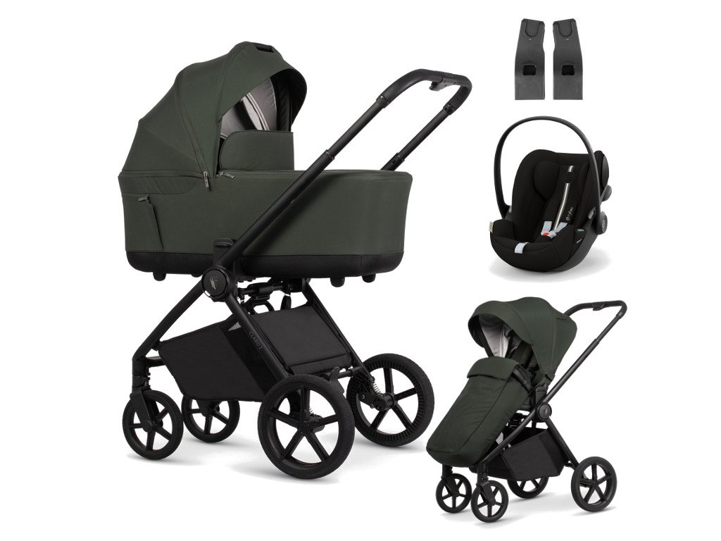 E-shop Venicci kočík CLARO2 3v1 s autosedačkou Cloud G Plus, Forest