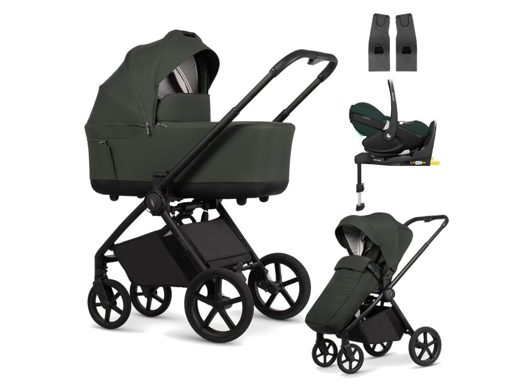 E-shop Venicci kočík CLARO2 4v1 s Maxi-cosi Pebble 360 Pro2+základňa Pro, Forest