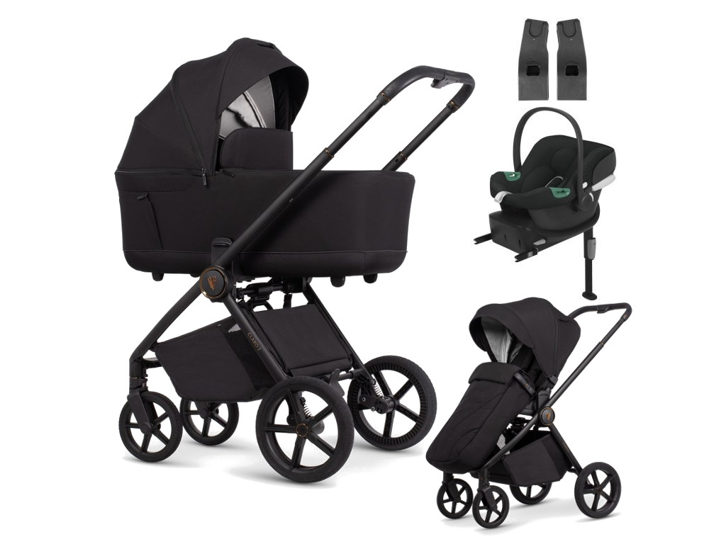 E-shop Venicci kočík CLARO2 4v1 s Cybex Aton B2 + základňa, Noir
