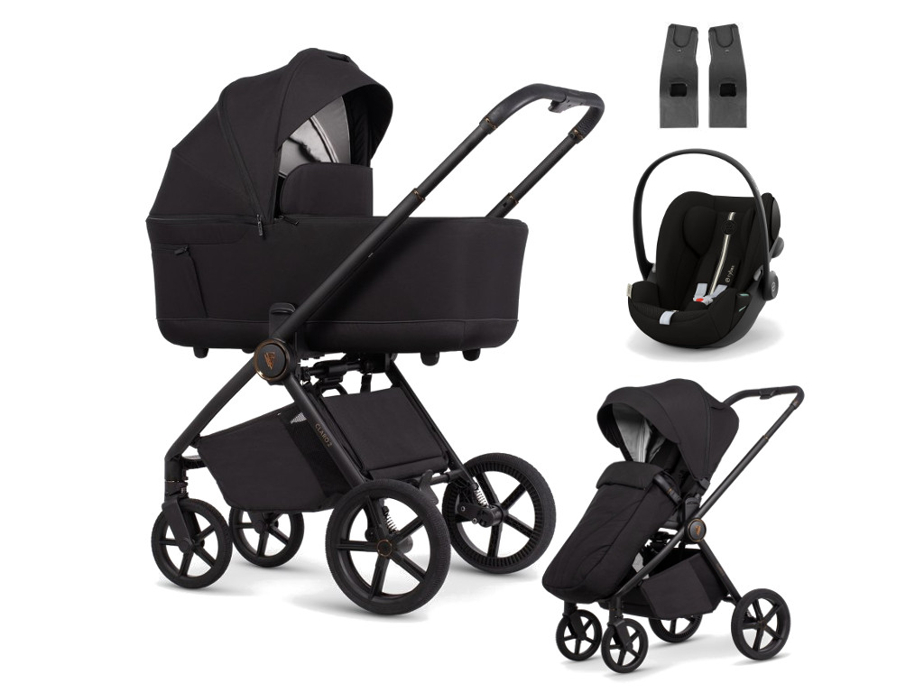 E-shop Venicci kočík CLARO2 3v1 s autosedačkou Cloud G Plus, Noir