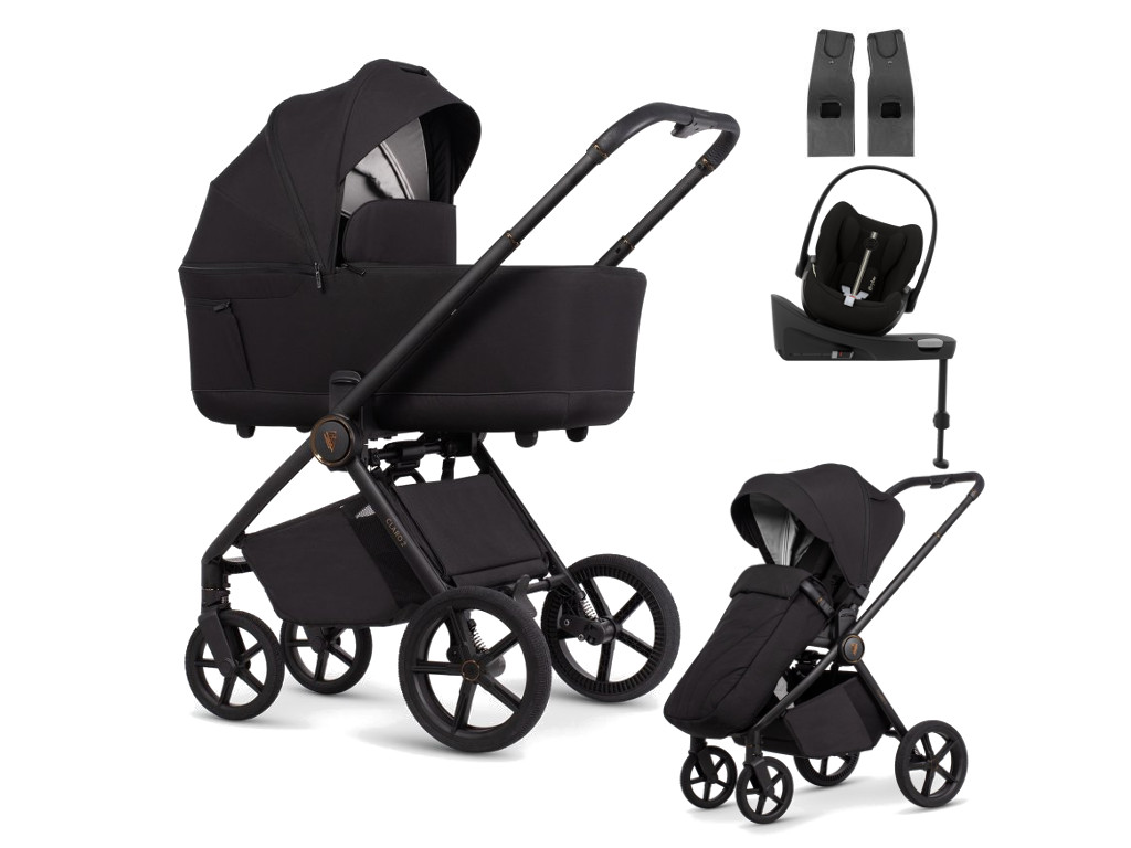 E-shop Venicci kočík CLARO2 4v1 s Cybex Cloud G Plus + základňa, Noir