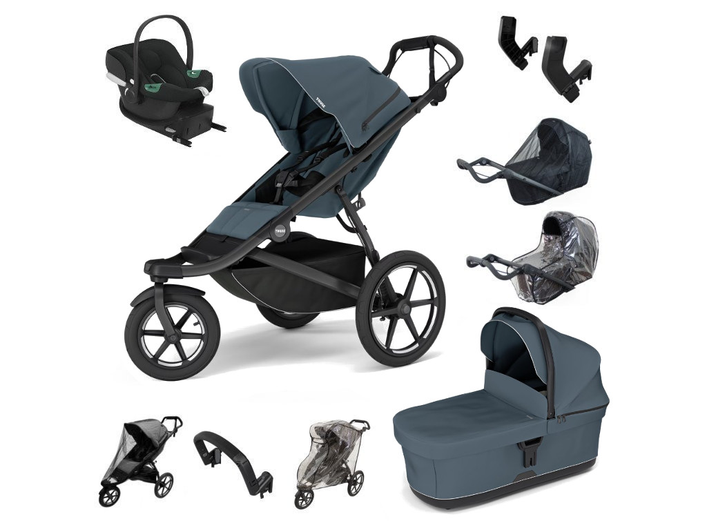E-shop Thule Urban Glide 3 Výhodný set Cybex s doplnkami, Dark Slate