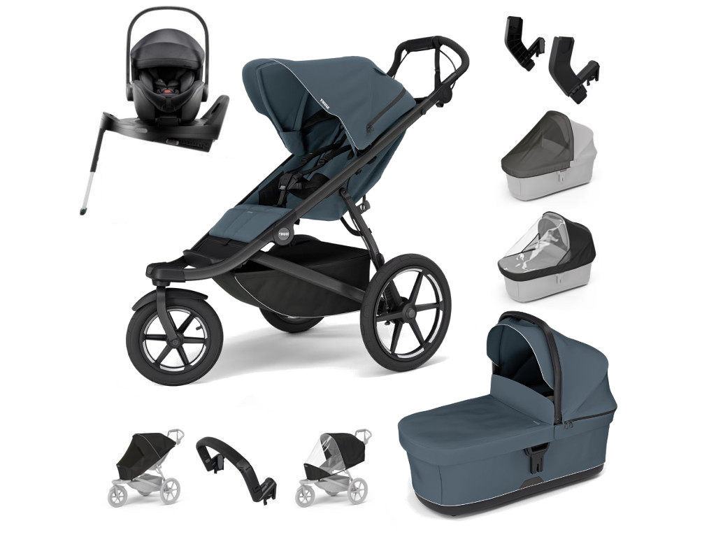 E-shop Thule Urban Glide 3 Výhodný set s Baby-Safe PRO, Dark Slate