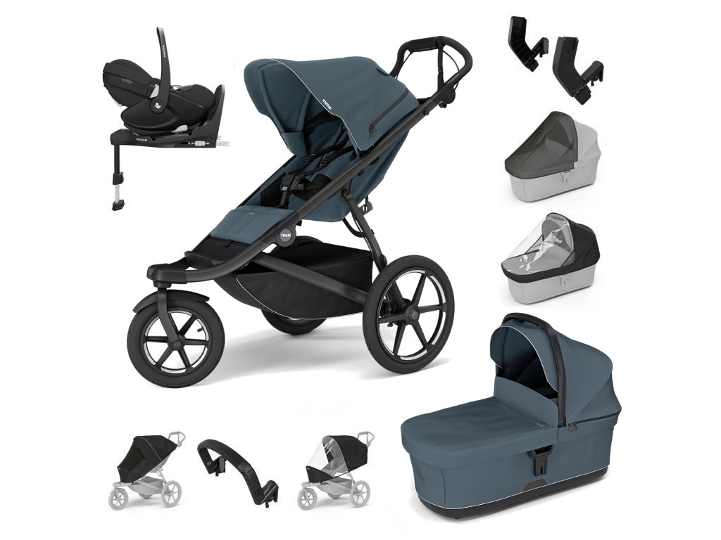 E-shop Thule Urban Glide 3 Výhodný set s Pebble 360 Pro2, Dark Slate
