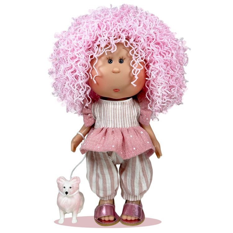 E-shop Nines d´Onil voňavá bábika MIA Pink wool pet 30cm, 3449