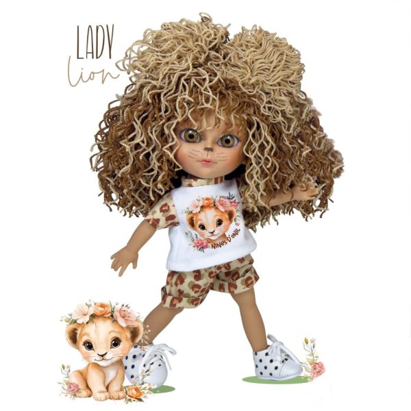 E-shop Nines d´Onil voňavá bábika Dainty Lady Lion 28cm, 2442