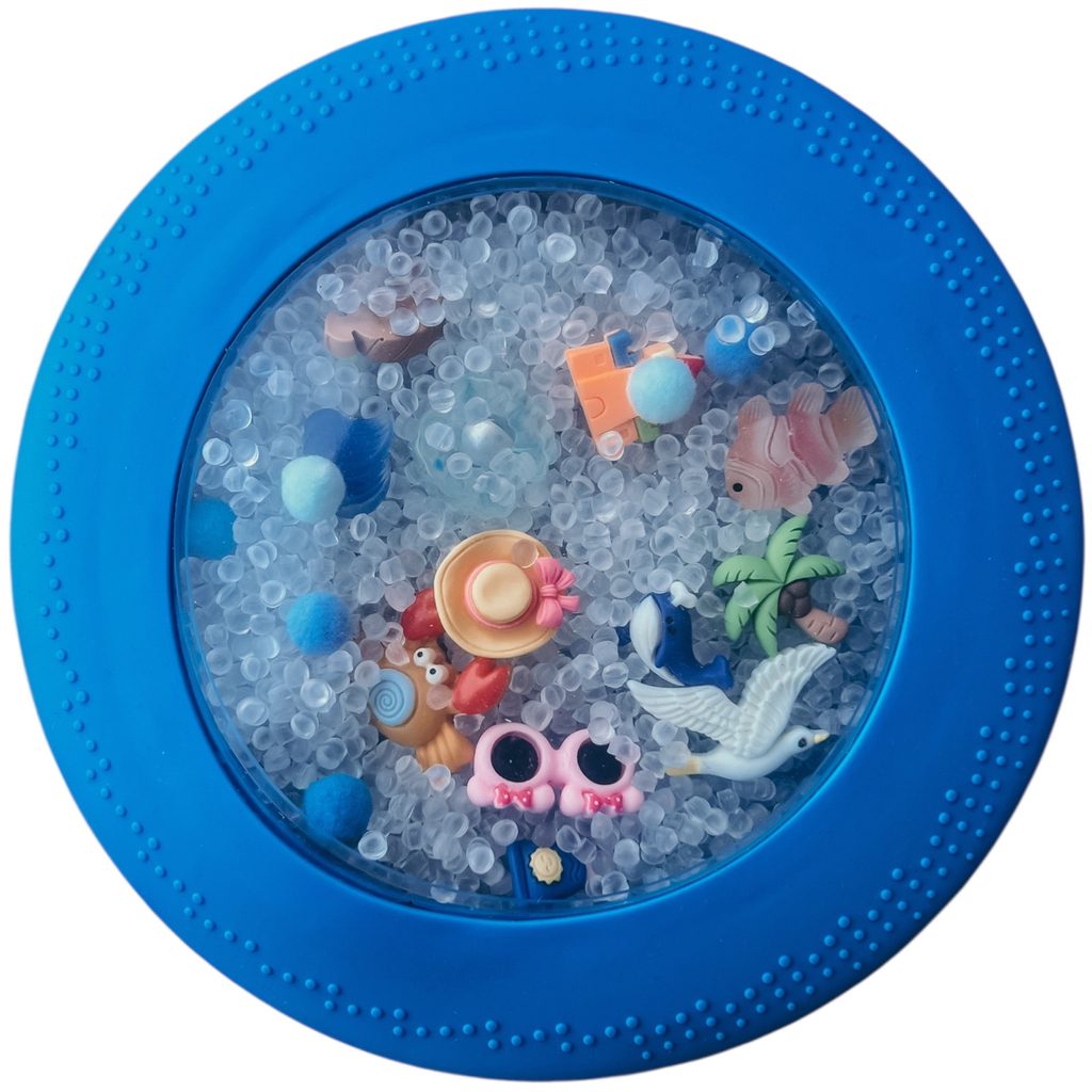 E-shop Jellystone designs Senzorický disk Peekaboo, pláž