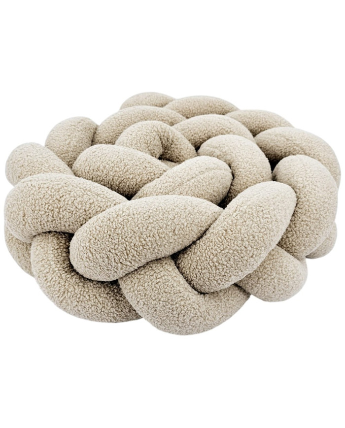 E-shop Eko Pletený mantinel z bouclé WA-01 BEIGE