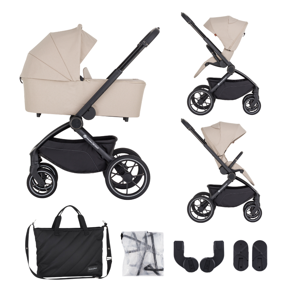 E-shop PETITEMARS PETITE&MARS Kočík kombinovaný SCOUT 2v1 Soft Mousse